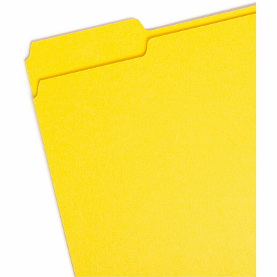 Smead Colored 1/3 Tab Cut Letter Recycled Top Tab File Folder (SMD12943)