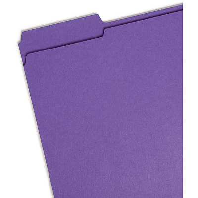 Smead Colored 1/3 Tab Cut Letter Recycled Top Tab File Folder (SMD13034)