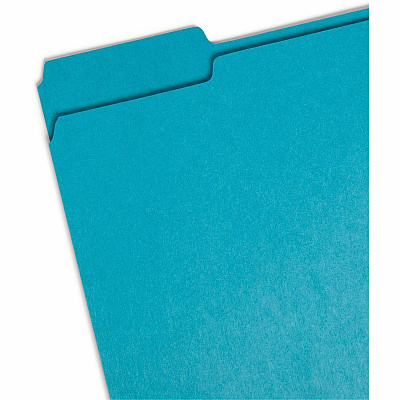 Smead Colored 1/3 Tab Cut Letter Recycled Top Tab File Folder (SMD13143)