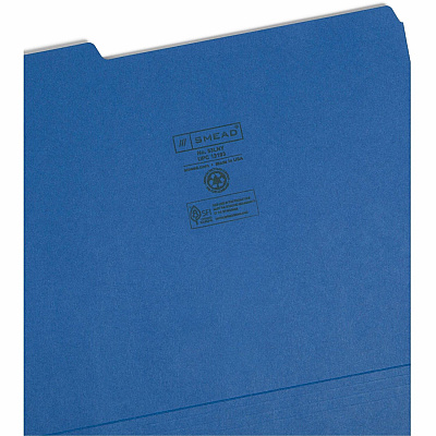 Smead Colored 1/3 Tab Cut Letter Recycled Top Tab File Folder (SMD13193)