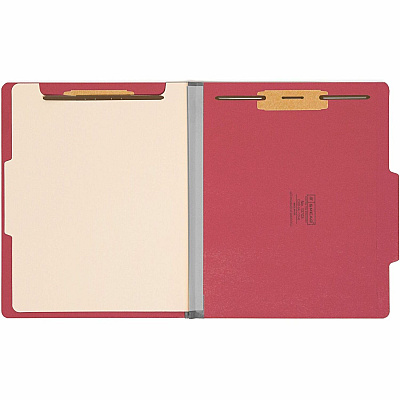 Smead Colored 2/5 Tab Cut Letter Recycled Classification Folder (SMD13703)