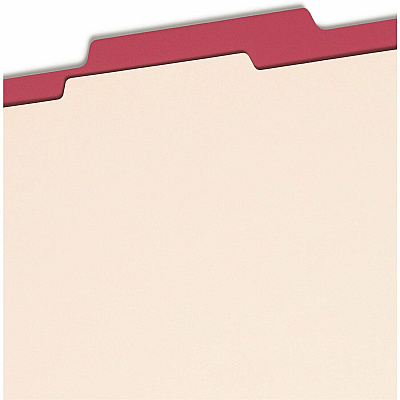 Smead Colored 2/5 Tab Cut Letter Recycled Classification Folder (SMD13703)
