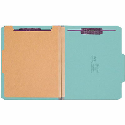 Smead SafeSHIELD 2/5 Tab Cut Letter Recycled Classification Folder (SMD13730)