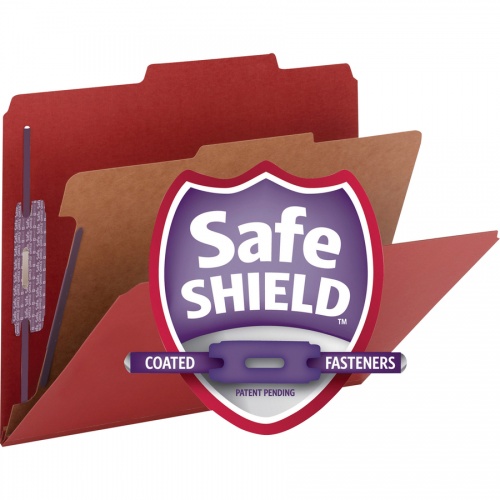 Smead SafeSHIELD 2/5 Tab Cut Letter Recycled Classification Folder (13731)
