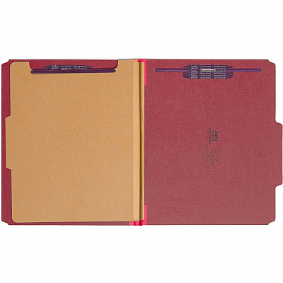 Smead SafeSHIELD 2/5 Tab Cut Letter Recycled Classification Folder (SMD13731)