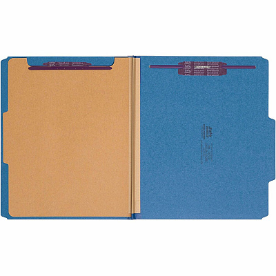 Smead SafeSHIELD 2/5 Tab Cut Letter Recycled Classification Folder (SMD13732)