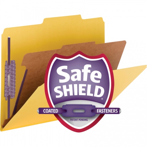 Smead SafeSHIELD 2/5 Tab Cut Letter Recycled Classification Folder (13734)