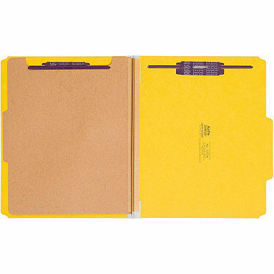 Smead SafeSHIELD 2/5 Tab Cut Letter Recycled Classification Folder (SMD13734)