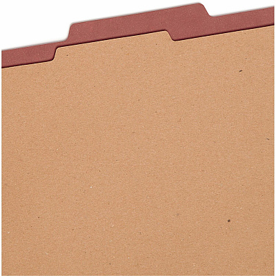 Smead SafeSHIELD 2/5 Tab Cut Letter Recycled Classification Folder (SMD13775)