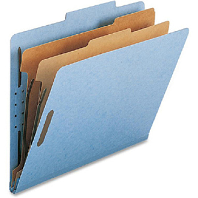 Smead SafeSHIELD 2/5 Tab Cut Letter Recycled Classification Folder (SMD14030)
