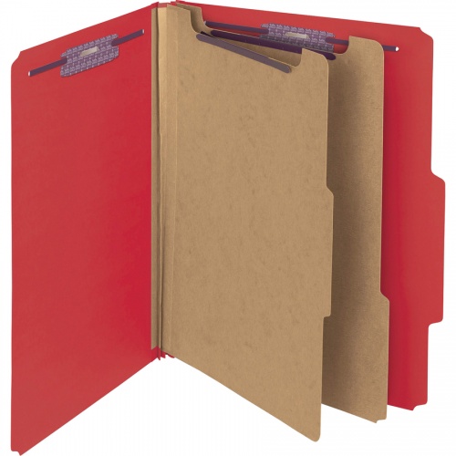 Smead SafeSHIELD 2/5 Tab Cut Letter Recycled Classification Folder (14031)