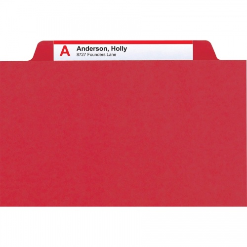 Smead SafeSHIELD 2/5 Tab Cut Letter Recycled Classification Folder (14031)