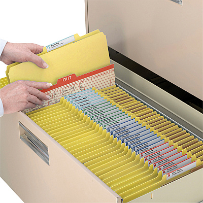 Smead SafeSHIELD Fasteners 2 Divider Classification Folders (SMD14034)