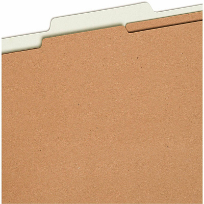 Smead SafeSHIELD 2/5 Tab Cut Letter Recycled Classification Folder (SMD14076)