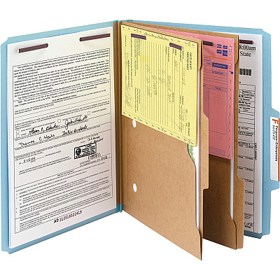 Smead Pocket Divider PressBoard Classification Folders (SMD14081)