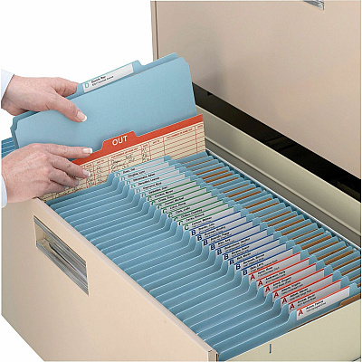 Smead Pocket Divider PressBoard Classification Folders (SMD14081)
