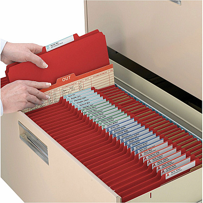 Smead Classification Folders with SafeSHIELD Fasteners (SMD14082)
