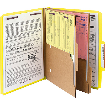 Smead Pocket Divider PressBoard Classification Folders (SMD14084)