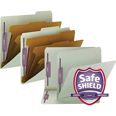 Smead SafeSHIELD 3-Divider Classification Folders (SMD14091)