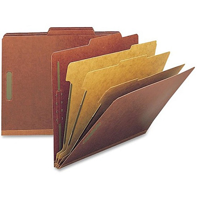 Smead SafeSHIELD 2/5 Tab Cut Letter Recycled Classification Folder (SMD14092)