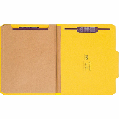 Smead SafeSHIELD Fasteners 3-Div Classification Folders (SMD14098)
