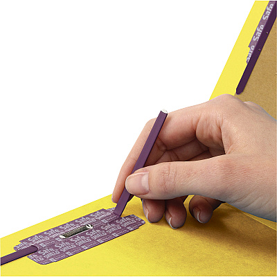 Smead SafeSHIELD Fasteners 3-Div Classification Folders (SMD14098)