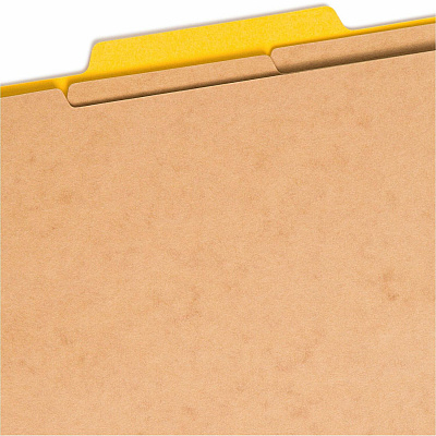 Smead SafeSHIELD Fasteners 3-Div Classification Folders (SMD14098)