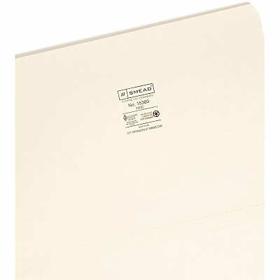 Smead Straight Tab Cut Legal Recycled Top Tab File Folder (SMD15300)