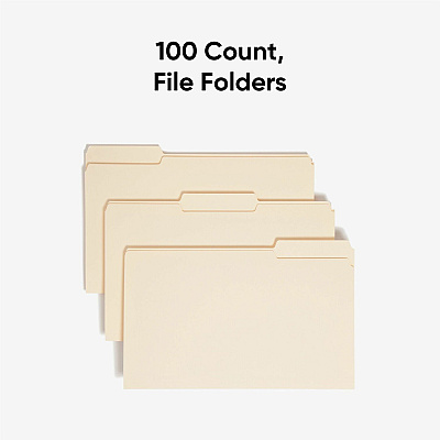 Smead 1/3 Tab Cut Legal Recycled Top Tab File Folder (SMD15330)