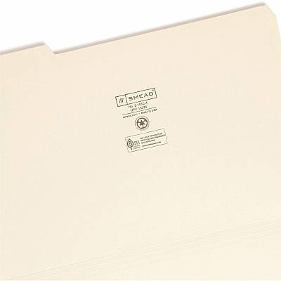 Smead 1/3 Tab Cut Legal Recycled Top Tab File Folder (SMD15335)