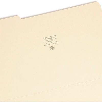 Smead 1/3 Tab Cut Legal Recycled Top Tab File Folder (SMD15339)