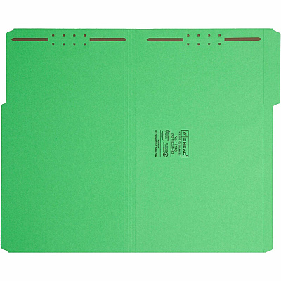 Smead Colored 1/3 Tab Cut Legal Recycled Fastener Folder (SMD17140)