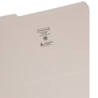 Smead Colored 1/3 Tab Cut Legal Recycled Top Tab File Folder (SMD17334)