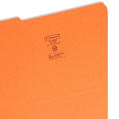 Smead Colored 1/3 Tab Cut Legal Recycled Top Tab File Folder (SMD17534)