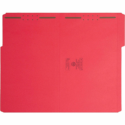 Smead Colored 1/3 Tab Cut Legal Recycled Fastener Folder (SMD17740)