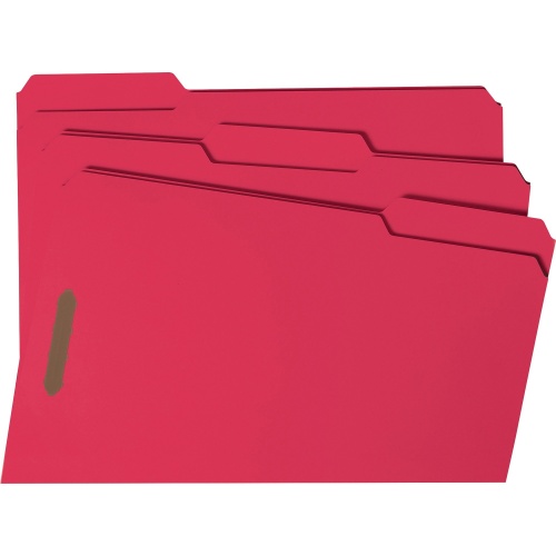Smead Colored 1/3 Tab Cut Legal Recycled Fastener Folder (17740)