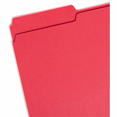 Smead Colored 1/3 Tab Cut Legal Recycled Top Tab File Folder (SMD17743)