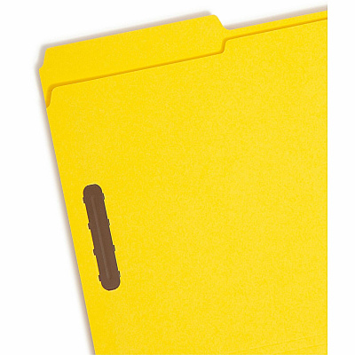 Smead Colored 1/3 Tab Cut Legal Recycled Fastener Folder (SMD17940)