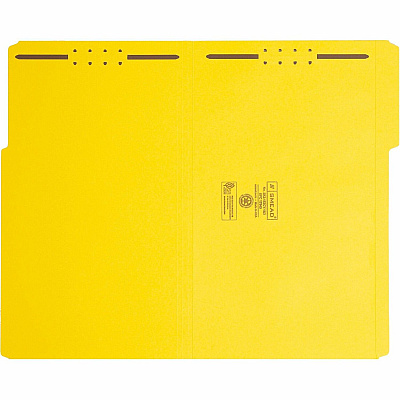 Smead Colored 1/3 Tab Cut Legal Recycled Fastener Folder (SMD17940)