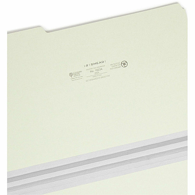 Smead 1/3 Tab Cut Legal Recycled Top Tab File Folder (SMD18234)