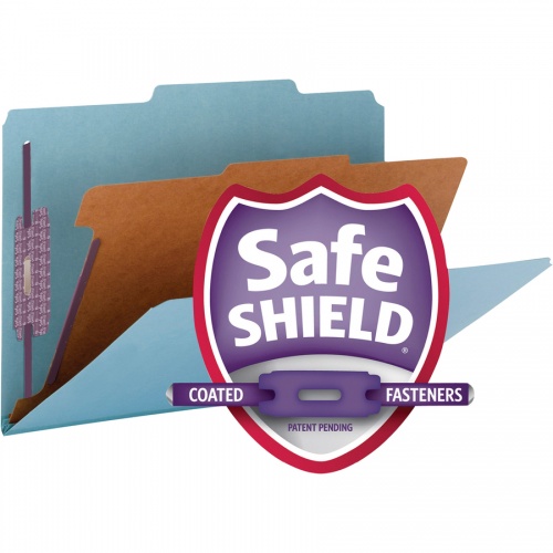 Smead SafeSHIELD 2/5 Tab Cut Legal Recycled Classification Folder (18730)