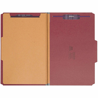 Smead SafeSHIELD Fastener 1-Divider Classification Folders (SMD18731)