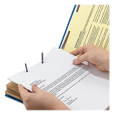 Smead SafeSHIELD Fastener 1-Divider Classification Folders (SMD18732)