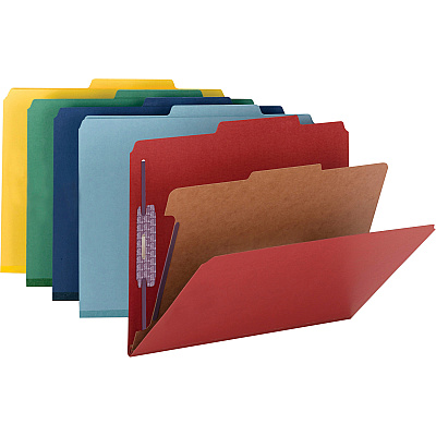 Smead SafeSHIELD Fastener 1-Divider Classification Folders (SMD18732)