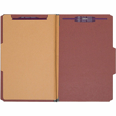 Smead SafeSHIELD 2/5 Tab Cut Legal Recycled Classification Folder (SMD18775)