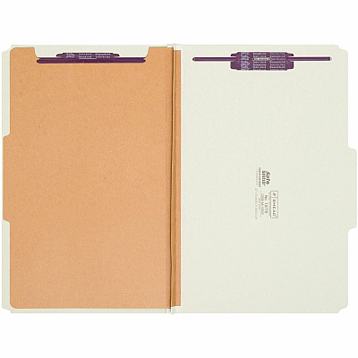 Smead SafeSHIELD 2/5 Tab Cut Legal Recycled Classification Folder (SMD18776)