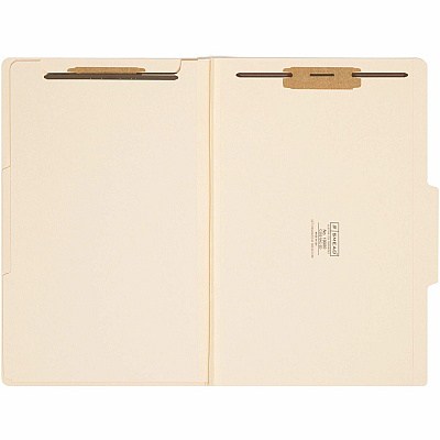 Smead 2/5 Tab Cut Legal Recycled Classification Folder (SMD19000)