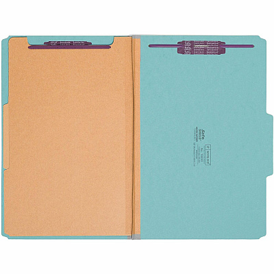 Smead SafeSHIELD 2/5 Tab Cut Legal Recycled Classification Folder (SMD19030)