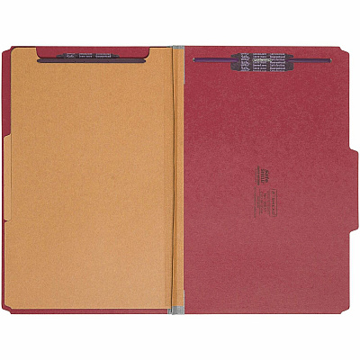 Smead SafeSHIELD 2/5 Tab Cut Legal Recycled Classification Folder (SMD19031)