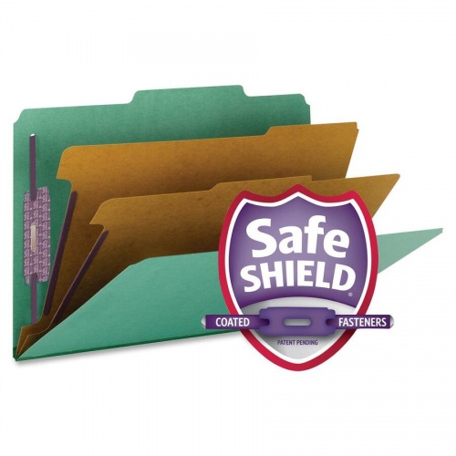 Smead SafeSHIELD 2/5 Tab Cut Legal Recycled Classification Folder (19033)